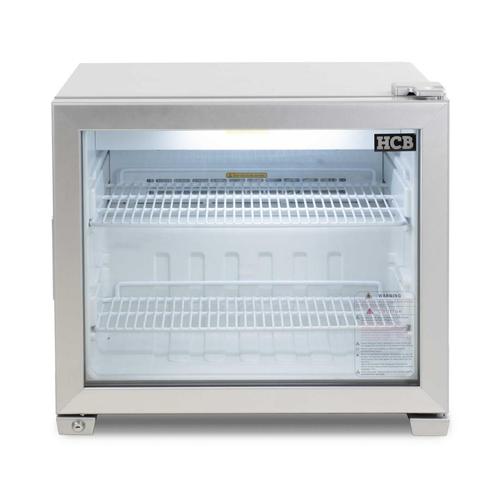 HCB Glasdeurkoeling - 55 liter - zilver - 230V, Zakelijke goederen, Horeca | Keukenapparatuur, Nieuw in verpakking, Koelen en Vriezen