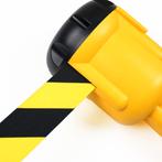 Spoel met afzetlint voor verkeerskegel  -  Geel & Zwart  -, Verzenden
