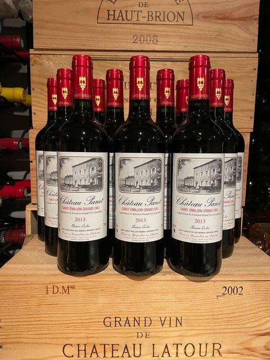 2013 Château Panet - Saint-Émilion Grand Cru - 12 Flessen, Verzamelen, Wijnen