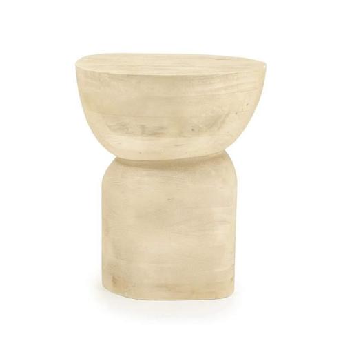Bijzettafel Cobble - Naturel - 230283 - bijzettafels, Huis en Inrichting, Tafels | Bijzettafels, Nieuw, Overige materialen