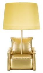 TAFELLAMP MIDCENTURY GEEL CM Ø 26X46, Ophalen of Verzenden, Nieuw