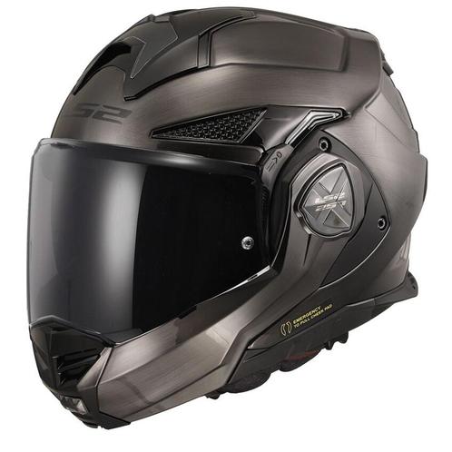 LS2 FF901 Advant X Jeans Titanium 06 Systeemhelm, Motoren, Kleding | Motorhelmen, Systeemhelm, Heren, XS, Nieuw met kaartje, Overige merken