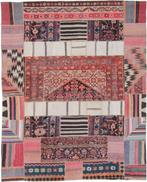 Fijn kilim patchwork nieuw Perzisch Jean Wash uniek stuk -, Antiek en Kunst, Kunst | Designobjecten