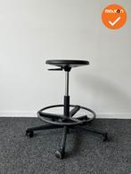 Zadelkruk - Zwart - In hoogte verstelbaar, Zakelijke goederen, Werkplek, Ophalen of Verzenden, Gebruikt, Bureau
