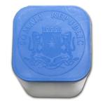 Tube (leeg) Somalische Olifant 1 oz zilver, Verzenden, Overige landen, Losse munt, Zilver