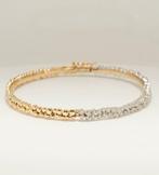 Armband - 14 karaat Geel goud - 1.53ct. tw. Diamant, Sieraden, Tassen en Uiterlijk, Armbanden, Nieuw