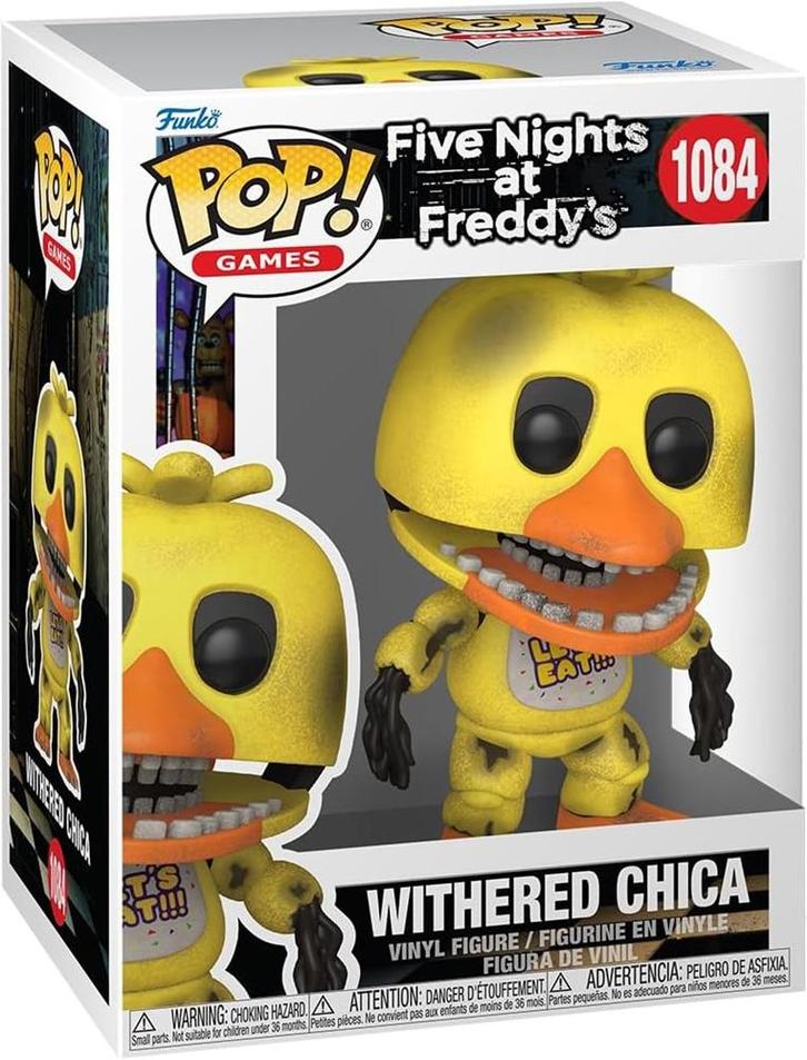 Funko Pop! - Five Nights At Freddys Withered Chica #1084 |, Verzamelen, Poppetjes en Figuurtjes, Nieuw, Verzenden
