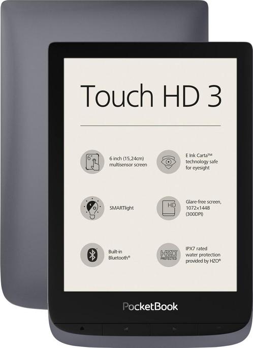 PocketBook Touch HD 3 Grijs E-readers, Computers en Software, E-readers, Verzenden
