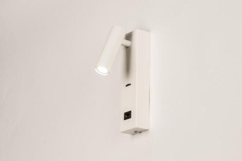 Rietveld Wandlampen - Wit - Metaal, Huis en Inrichting, Lampen | Wandlampen, Verzenden