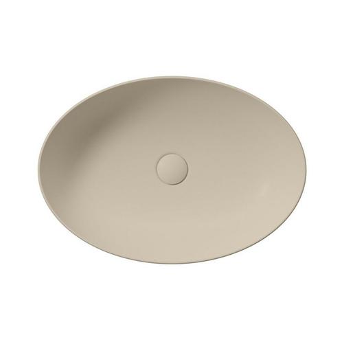 Keramische Opbouw Waskom Sapho Pura 50x35 Mat Beige, Doe-het-zelf en Verbouw, Sanitair, Overige typen, Nieuw, Ophalen of Verzenden