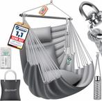 Hangstoel - Binnen & Buiten - Hangschommel - Tot 150kg - Gri, Verzenden, Zo goed als nieuw