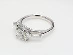 Ring - 18 karaat Witgoud - 4.49ct. tw. Diamant (Lab-grown) -, Nieuw