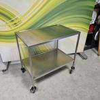 RVS serveerwagen / serveertrolley - 80x80x50 cm, Ophalen of Verzenden, Nieuw