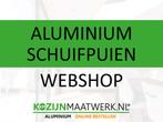 WEBSHOP aluminium schuifpui online bestellen, Verzenden, Inclusief glas, Schuifpui, Nieuw