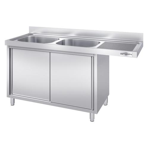 GGM Gastro | Vaatwasser spoelbakkast - 1600x600mm - met 2 |, Witgoed en Apparatuur, Vaatwasmachines, Inbouw, Verzenden