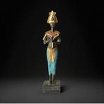 Replica van het oude Egyptisch Steengod Osiris-beeld Symbool, Antiek en Kunst