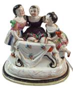 Inktpot - onder beeldengroep - Porselein, Antiek en Kunst