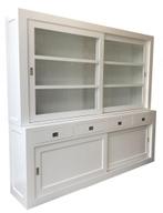 Buffetkast wit Hasselt 220cm, Ophalen of Verzenden, Nieuw