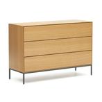 *WOONWINKEL* Kave Home Vedrana Eiken Ladekast Strak Design, Huis en Inrichting, Verzenden, Nieuw