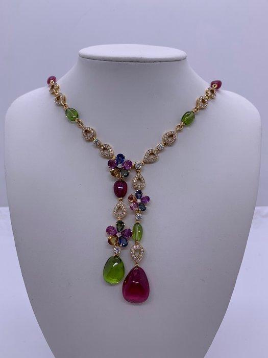 Bvlgari - Halsketting - Other - 18 karaat Geel goud Gemengde, Sieraden, Tassen en Uiterlijk, Kettingen