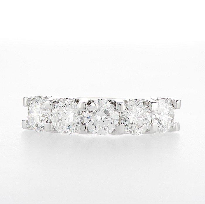 Zonder Minimumprijs - Eeuwigheidsring - 14 karaat Witgoud -, Sieraden, Tassen en Uiterlijk, Antieke sieraden
