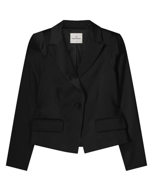 -30% Summum  Summum Blazer 1s1211-12124  maat 38, Kleding | Dames, Jasjes, Kostuums en Pakken, Zwart, Nieuw, Verzenden