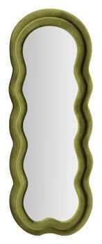 WANDSPIEGEL MIKI GROEN FLUWEEL CM 60X4X160, Huis en Inrichting, Woonaccessoires | Spiegels, Ophalen of Verzenden, Nieuw