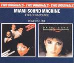 cd - Miami Sound Machine - Eyes Of Innocence + Primitive..., Cd's en Dvd's, Cd's | Overige Cd's, Zo goed als nieuw, Verzenden