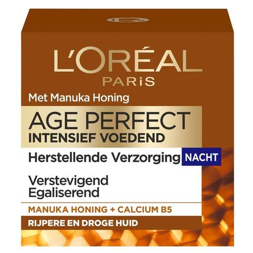 LOréal Paris Age Perfect Intensief Voedende Nachtcrème, Sieraden, Tassen en Uiterlijk, Uiterlijk | Gezichtsverzorging, Nieuw, Verzenden