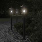 vidaXL Vloerlamp voor buiten 80 cm roestvrijstaal zwart, Tuin en Terras, Buitenverlichting, Verzenden, Nieuw