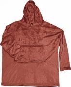 Snuggle hoodie met bladprint en capuchon | kleur bordeaux..., Verzenden, Nieuw