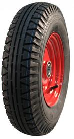 4.00-8 Heavy duty kruiwagenwiel - luchtband en stalen velg, Ophalen of Verzenden, Nieuw