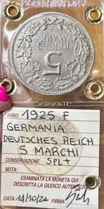 Duitsland, Weimar Republiek 5 Reichsmark 1925 F - Stuttgart, Postzegels en Munten, Munten | Europa | Niet-Euromunten