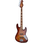 Mooer MBJ420 Red Burst elektrische basgitaar met gigbag, Muziek en Instrumenten, Snaarinstrumenten | Gitaren | Bas, Verzenden
