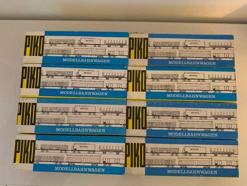 Piko H0 - 5/6426-010 - Modeltrein goederenwagon (8) - 4x, Hobby en Vrije tijd, Modeltreinen | H0
