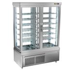 GGM Gastro | Panoramische vriesvitrine - 935 liter - 1320mm, Verzenden, Nieuw