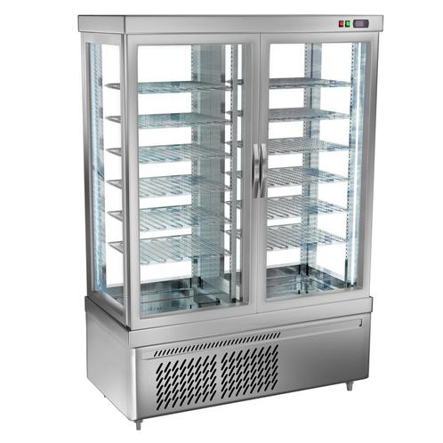 GGM Gastro | Panoramische vriesvitrine - 935 liter - 1320mm, Huis en Inrichting, Keuken | Potten en Pannen, Verzenden