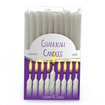 Chanukah / Chanoeka kaarsen (kosher) neutrale witte kaars...