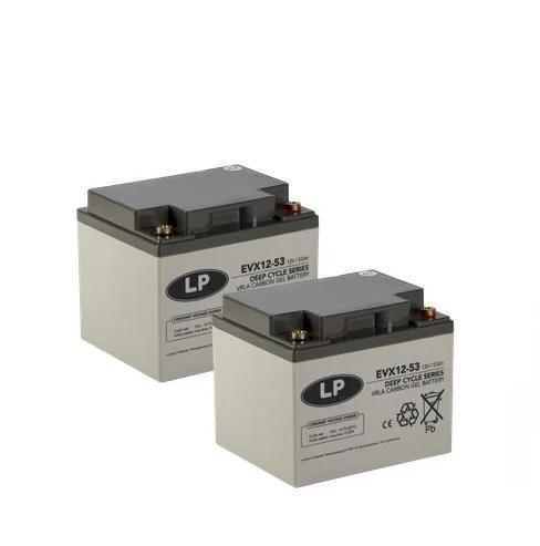 Landport EVX12053 Scootmobiel Accu 12V 53Ah Deep Cycle AGM/G, Diversen, Brommobielen en Scootmobielen, Nieuw, Ophalen of Verzenden