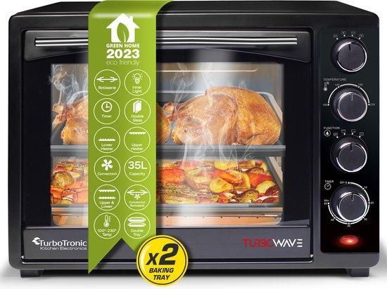 2dekans | TurboTronic EV35 Vrijstaande oven 35L - Mini oven, Witgoed en Apparatuur, Ovens, Gebruikt, Ophalen of Verzenden