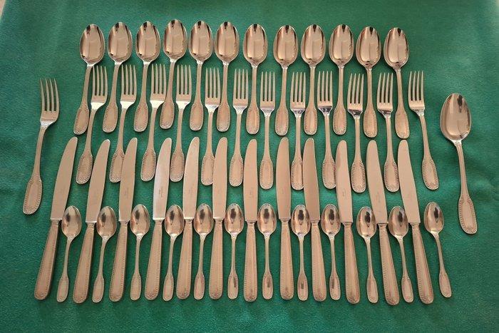 Bestekset voor 12 personen (50) - Sambonet - Roestvrij staal, Antiek en Kunst, Antiek | Meubels | Tafels
