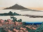 Dawn at Isawa in Kai Province - Thirty-six Views of Mount