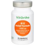 VitOrtho B12 Actief Formule 1000 mcg - 60 Zuigtabletten, Verzenden, Nieuw
