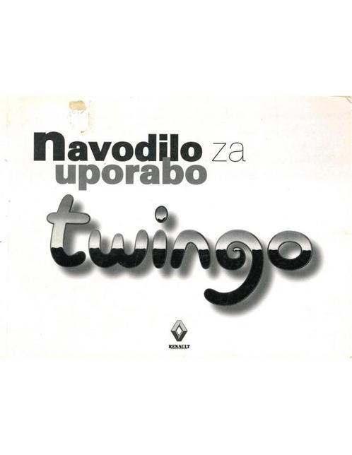 1998 RENAULT TWINGO INSTRUCTIEBOEKJE SLOVEENS, Auto diversen, Handleidingen en Instructieboekjes