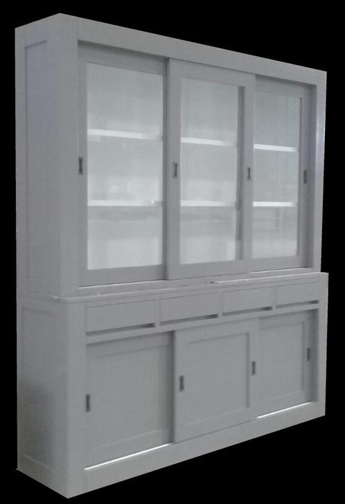 Buffetkast design grijs Enschede 200cm, Huis en Inrichting, Kasten | Buffetkasten, Ophalen of Verzenden