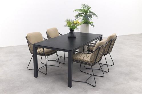 Taste Prego/Chaneo tuinset - 180x90 cm. - 5-delig, Tuin en Terras, Tuinsets en Loungesets, Tuinset, Nieuw, Rvs, Verzenden