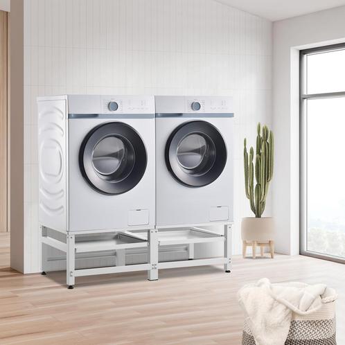 [en.casa] Wasmachine sokkel dubbel Bothel verhoger met plank, Huis en Inrichting, Overige Huis en Inrichting, Verzenden