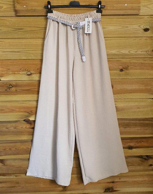 Elegante broek met ceintuur en zijzakken, zware, Kleding | Dames, Broeken en Pantalons
