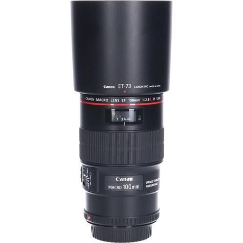 Tweedehands Canon EF 100mm f/2.8L IS Macro USM CM3054, Audio, Tv en Foto, Fotografie | Lenzen en Objectieven, Macrolens, Gebruikt