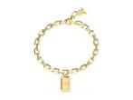 GUESS Hashtag Guess Dames Armband Staal - Goud, Verzenden, Zo goed als nieuw